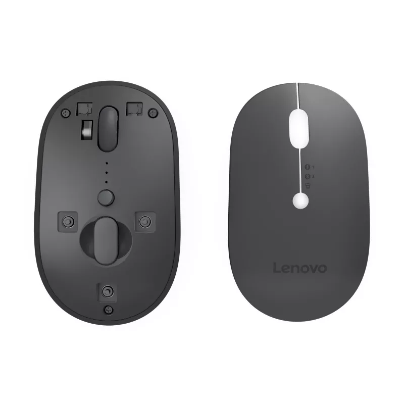 Lenovo 4Y51R29290 mouse universale ambidestro Bluetooth + USB Type-C ottico 2400 DPI