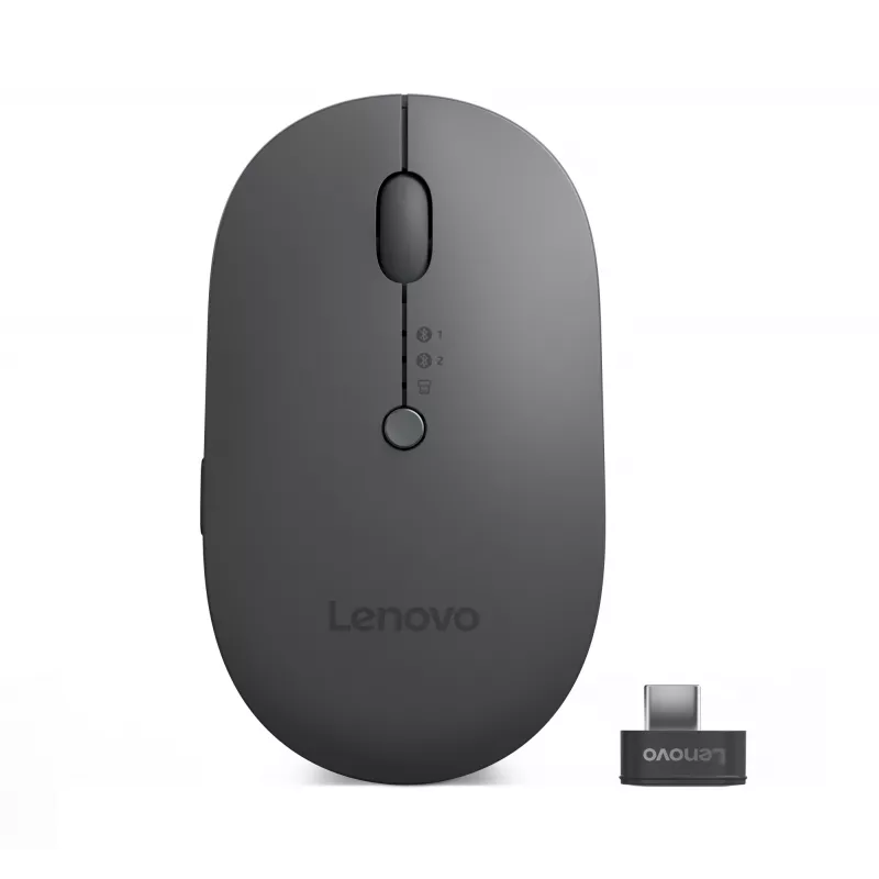 Lenovo 4Y51R29290 mouse universale ambidestro Bluetooth + USB Type-C ottico 2400 DPI