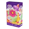 Kinetic Sand, SquishBlossom Blooming Flower, riempimento cestino di Pasqua, include 227 g di sabbia modellabile giallo neon e rosa, vaso da fiore e formine, giocattolo sensoriale per bambini