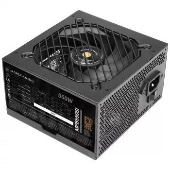 Mars Gaming MPB550SI alimentatore 550 W 24-pin ATX ATX nero