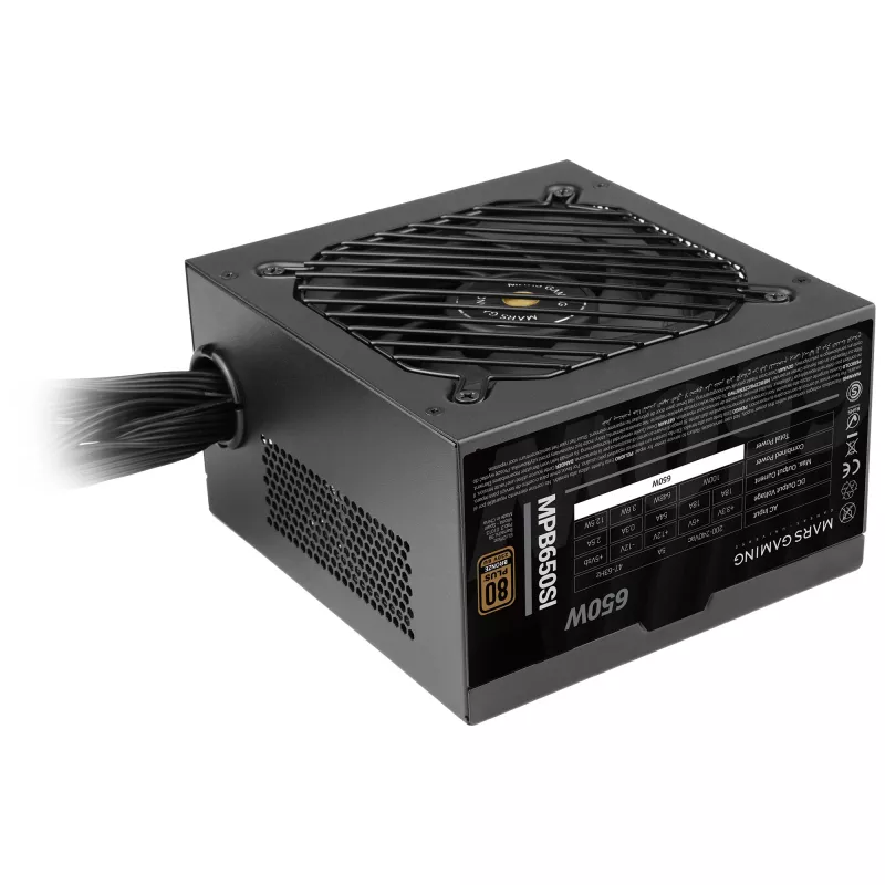 Mars Gaming MPB650SI alimentatore 650 W 24-Pin ATX ATX nero