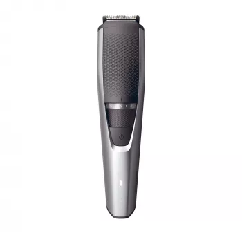 Rifilatore barba Philips BEARDTRIMMER serie 3000 BT3239/15, 0,5 mm–10 mm, 20 livelli di lunghezza, ricaricabile USB, nero/argento