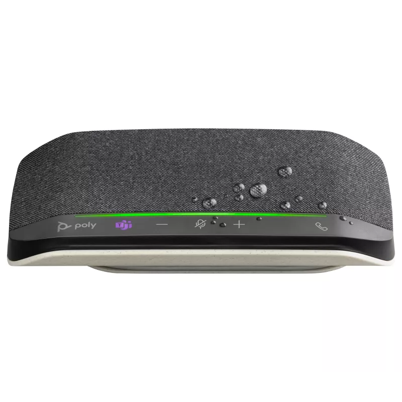 HP Poly Sync 10 USB-A USB-C speakerphone, PC, argento, 0.715 m, IP64, Windows 10, Windows 11, MacOS