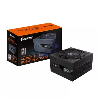 GIGABYTE AORUS ELITE P850W alimentatore – PCIe 5.0, 80 PLUS Platinum, struttura completamente modulare, ventola 120 mm, compatibile ATX 3.0, spina EU