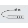 i-tec hub di ricarica in metallo USB-C/USB-A 7 porte (3x USB-C, 4x USB-A)