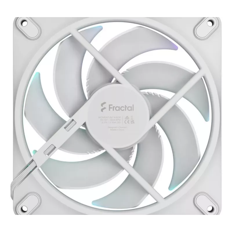FRACTAL DESIGN ventola Momentum 14 RGB bianco