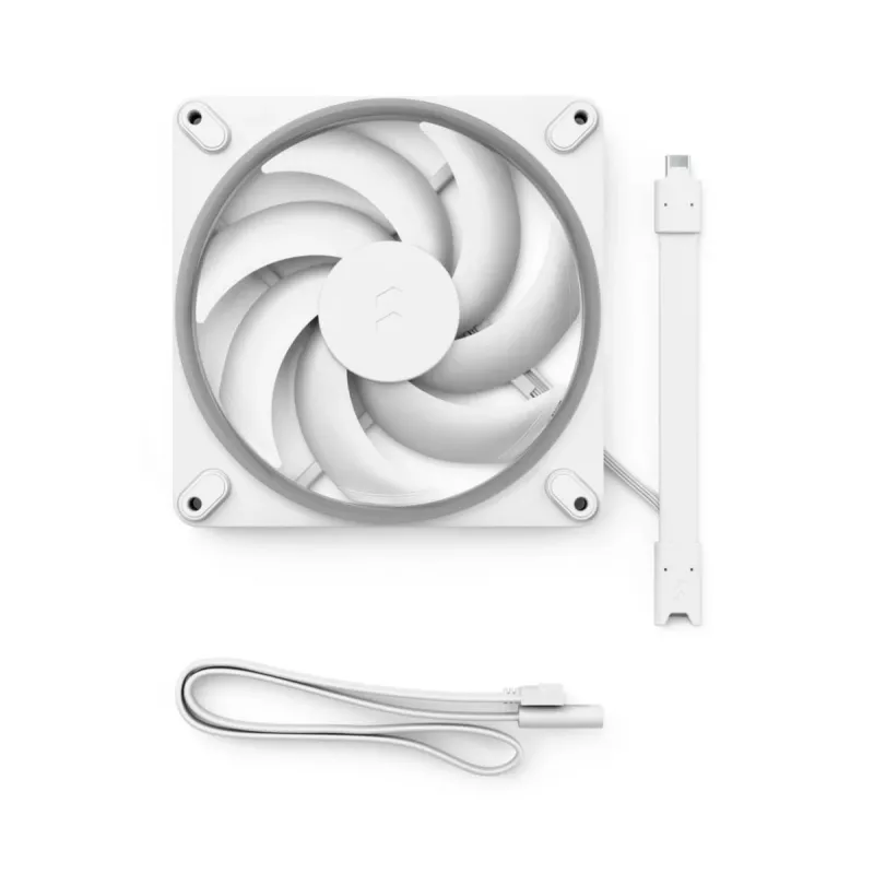 FRACTAL DESIGN ventola Momentum 14 RGB bianco