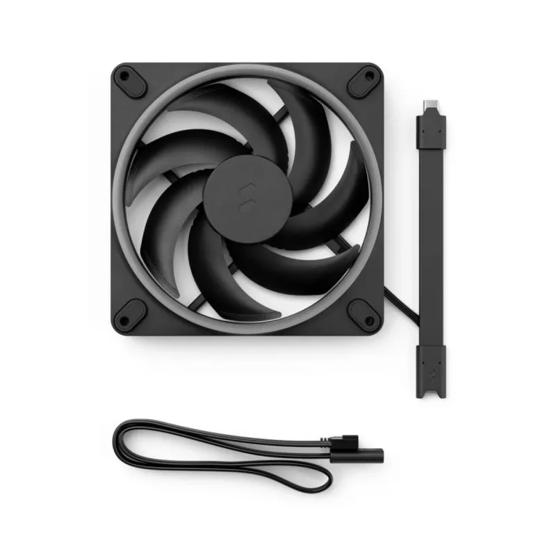 FRACTAL DESIGN ventola di raffreddamento Momentum 14 RGB confezione da 3 nero