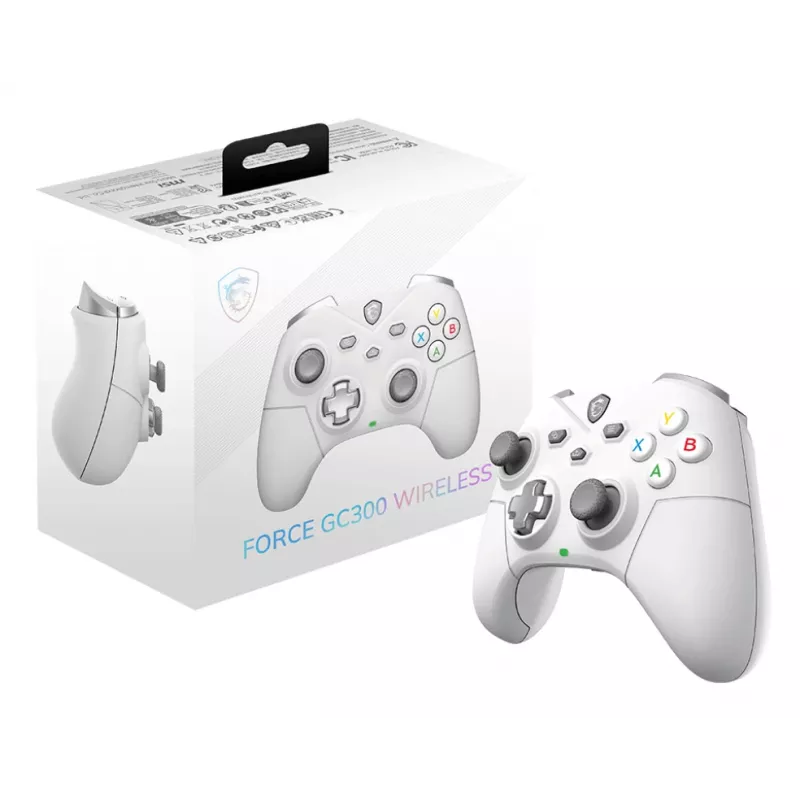 MSI FORCE GC300 WIRELESS WHITE USB 2.0 gamepad analogico PC