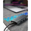ICY BOX IB-DK4034a-CPD con filo USB 3.2 Gen 1 (3.1 Gen 1) Type-C alluminio, argento
