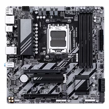 GIGABYTE B840M DS3H scheda madre - CPU AMD Ryzen 9000, VRM 8+2+2 fasi, fino a 8200 MHz DDR5, 2x PCIe 4.0 M.2, LAN 2,5 GbE, USB 3.2 Gen 1