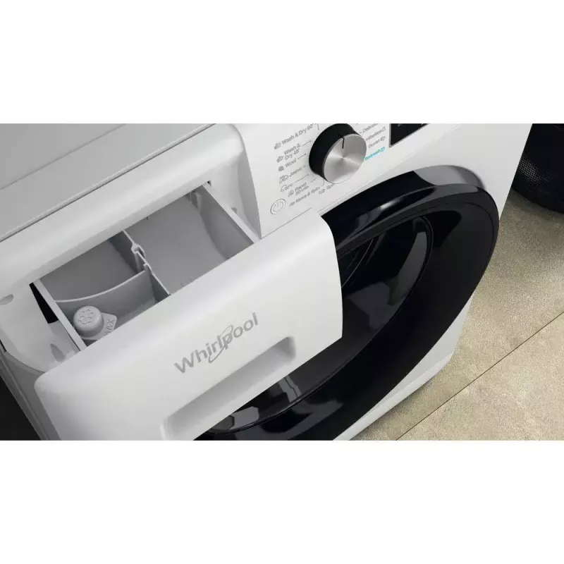 Whirlpool FFWDD1076258B lavasciuga a libera installazione a carica frontale bianco