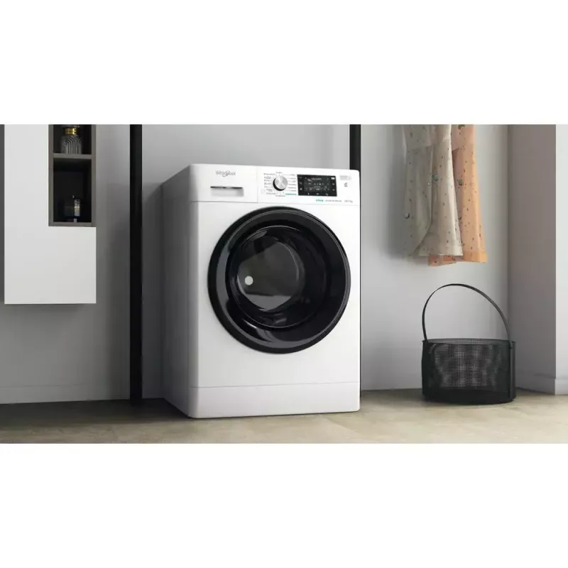 Whirlpool FFWDD1076258B lavasciuga a libera installazione a carica frontale bianco