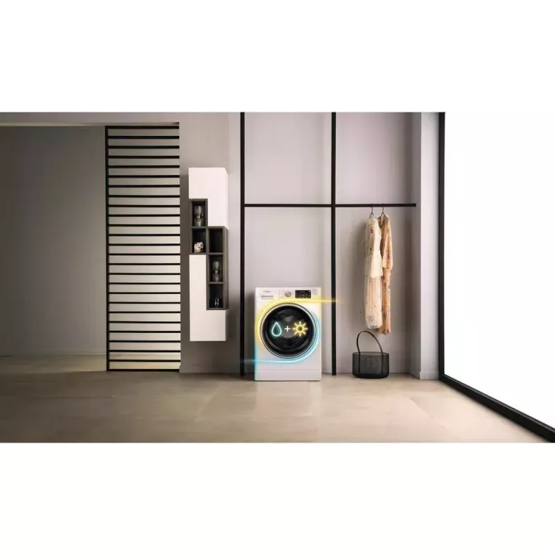 Whirlpool FFWDD1076258B lavasciuga a libera installazione a carica frontale bianco