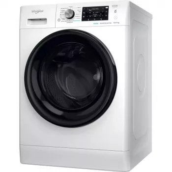 Whirlpool FFWDD1076258B lavasciuga a libera installazione a carica frontale bianco