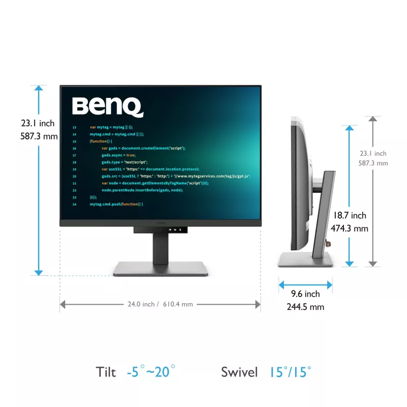 BenQ RD280U monitor per computer 71,6 cm (28,2 inch) 3840 x 2560 pixel 4K Ultra HD nero