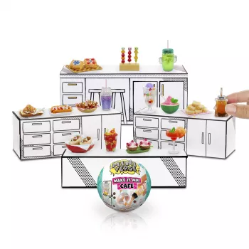 Miniverse Make It Mini Foods: Cafe in PDQ Serie 4, 8 anni, multicolore, plastica