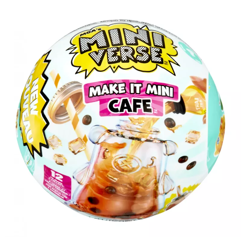Miniverse Make It Mini Foods: Cafe in PDQ Serie 4, 8 anni, multicolore, plastica