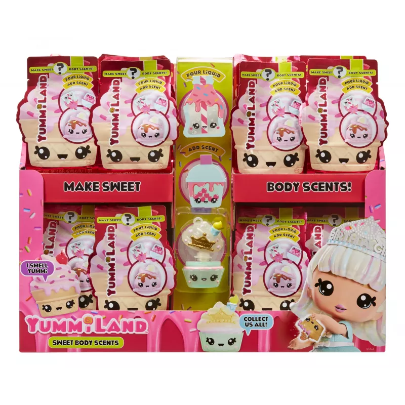 MGA Entertainment Yummiland Num Nom Body Scent Asst in PDQ, 4 anni, multicolore, plastica