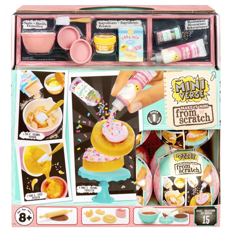 Miniverse Make It Mini From Scratch in PDQ Serie 1, 8 anni, multicolore, plastica