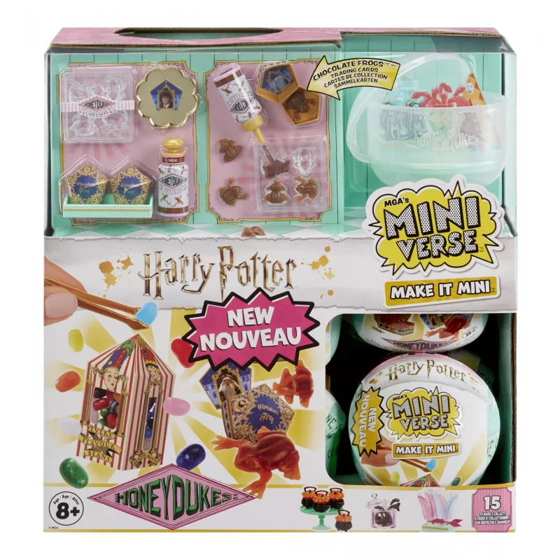 Miniverse Make It Mini Harry Potter Honeydukes in PDQ, 8 anni, multicolore, plastica