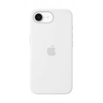 APPLE custodia in silicone Apple iPhone 16e bianco