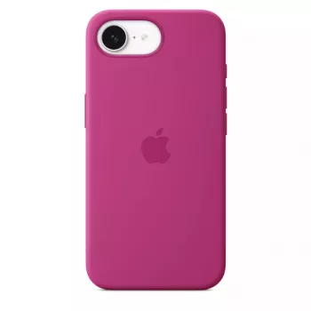 APPLE custodia in silicone Apple iPhone 16e fucsia