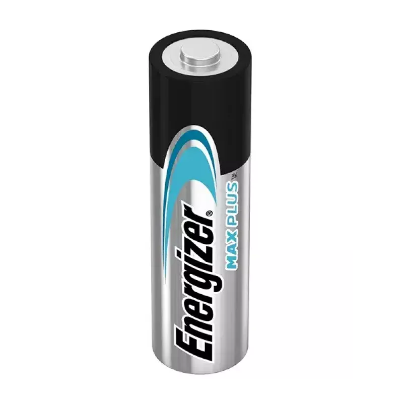 Batteria usa e getta Energizer Max Plus AA, alcalina, 1,5 V, alta capacità, 4 pezzi, blister