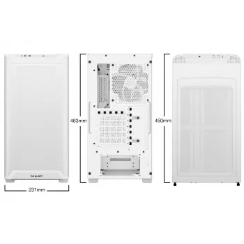Case PC be quiet! Pure Base 501 LX White Midi Tower
