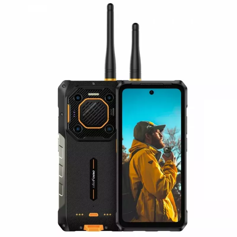 Ulefone Armor 26 Ultra smartphone 5G, walkie-talkie, 12GB RAM, 512GB, IP69K, nero (senza caricabatterie)
