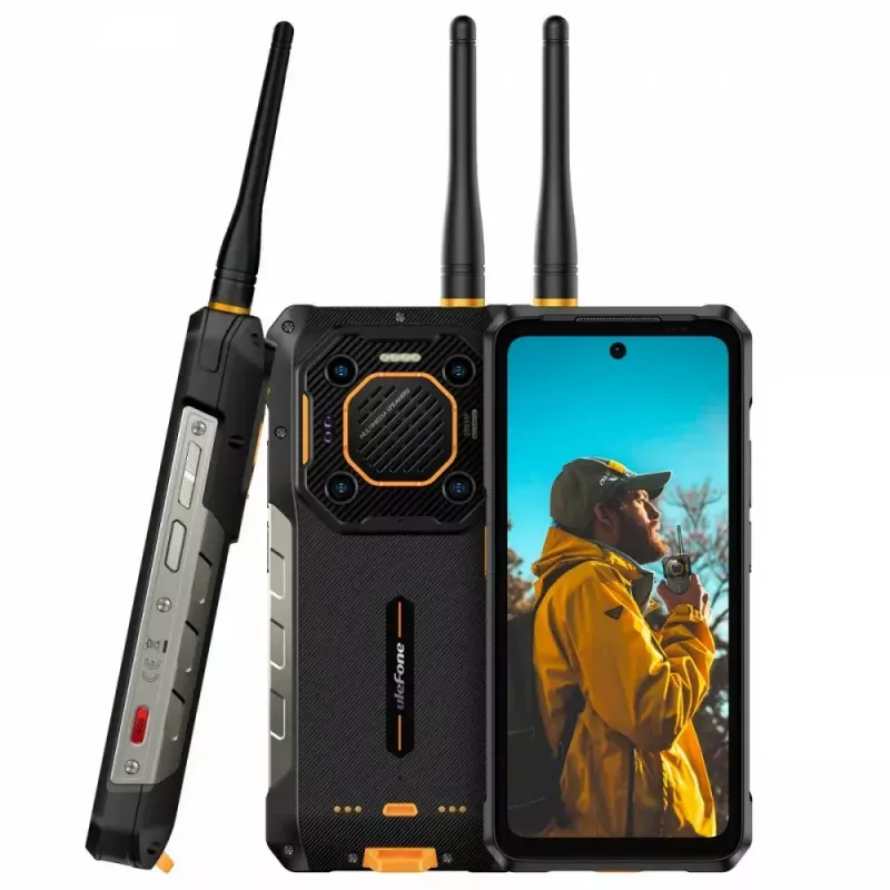 Ulefone Armor 26 Ultra smartphone 5G, walkie-talkie, 12GB RAM, 512GB, IP69K, nero (senza caricabatterie)