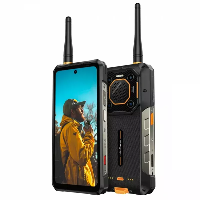 Ulefone Armor 26 Ultra smartphone 5G, walkie-talkie, 12GB RAM, 512GB, IP69K, nero (senza caricabatterie)