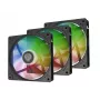 Genesis Oxal 120 ARGB ventola per case, confezione da 3, nera, NGF-2265