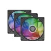 Genesis Oxal 120 ARGB ventola per case, confezione da 3, nera, NGF-2265