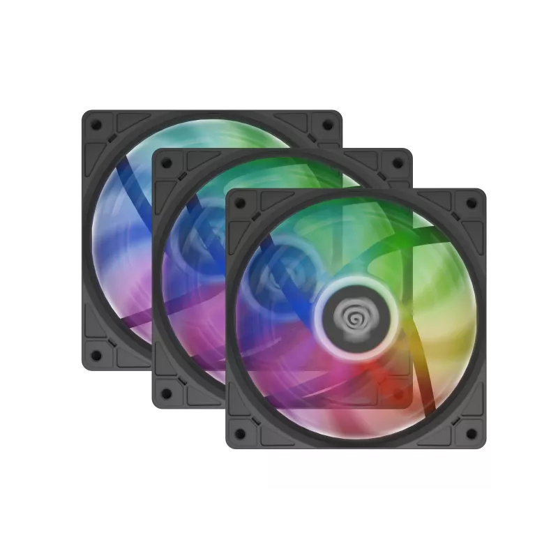 Genesis Oxal 120 ARGB ventola per case, confezione da 3, nera, NGF-2265