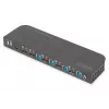Switch KVM DIGITUS 4x1 DP DP/HDMI Out USB 4Kx2K 60Hz