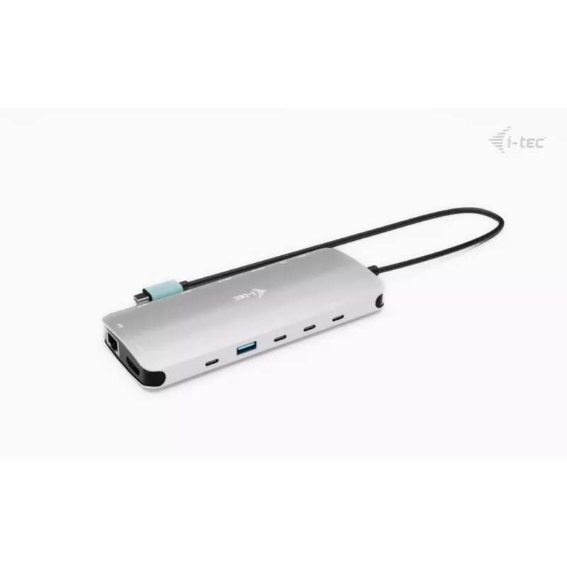 i-tec Metal USB-C Nano 3x Display Dock, 2x HDMI 1x USB-C Video + Power Delivery 140 W
