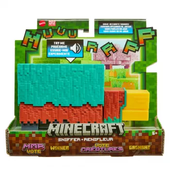Minecraft Sniffer Action Figure con suoni fedeli al gioco, action figure da collezione 3,25 pollici