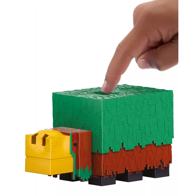 Mattel Minecraft HXM85 Sniffer personaggio d'azione 8 cm con suoni del gioco