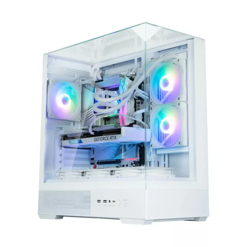 Case PC Zalman P40 Prism bianco Midi Tower