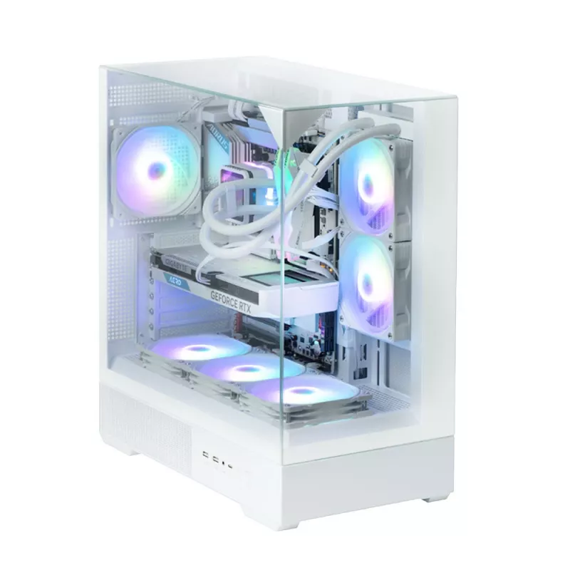 Case PC Zalman P40 Prism bianco Midi Tower