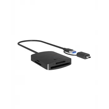 Lettore di schede ICY BOX IB-CR302-CU3 USB 3.2 Gen 1 (3.1 Gen 1) Type-A nero
