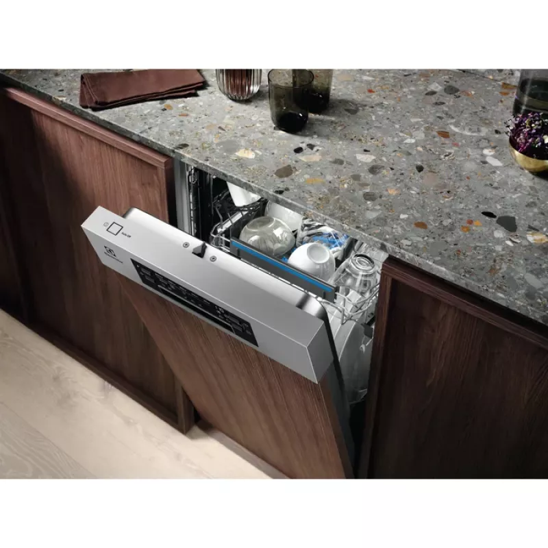 Lavastoviglie da incasso Electrolux EES42210IX 45 cm Slimline, 9 coperti, 44 dB, AirDry, 8 programmi