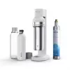 Gasatore per bibite BRITA Carbonator 1046730 bianco — compatto da tavolo con 2 bottiglie (231×126×443 mm)