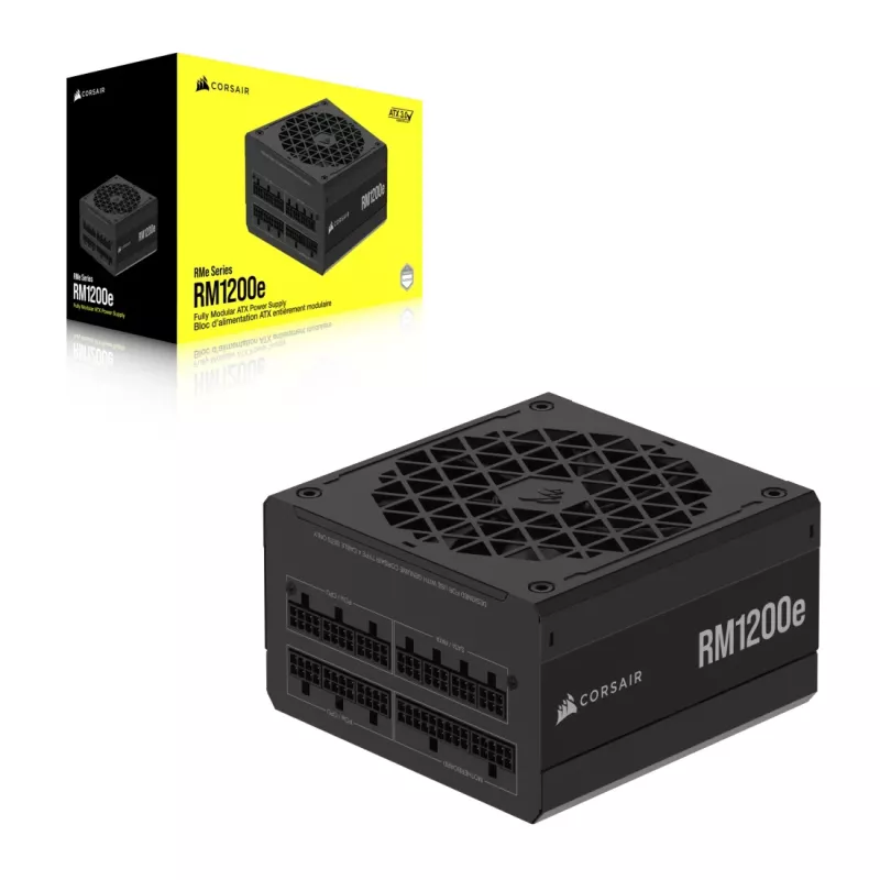Alimentatore CORSAIR – serie RMe RM1200e, completamente modulare, silenzioso