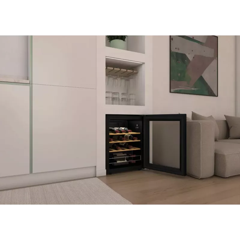 Cantinetta vini Candy DiVino CWC023 a libera installazione nera 23 bottiglie