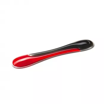 Poggiapolsi per tastiera Kensington Slim Duo Gel – rosso, rosso, gel, poliuretano termoplastico (TPU), Cina, MIL-STD-810H metodo 504.3 contaminazione da liquidi, 490 mm, 95 mm