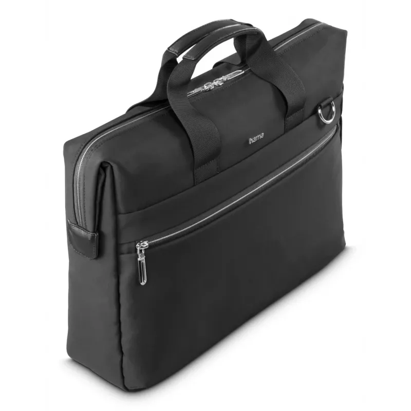 Borsa per laptop HAMA 227061 nera – design robusto, scomparto principale imbottito, tracolla