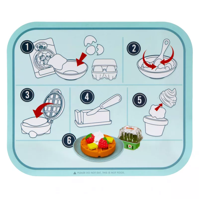 Little Tikes Creative Chefs Set waffle, set waffle, 3 anno/i