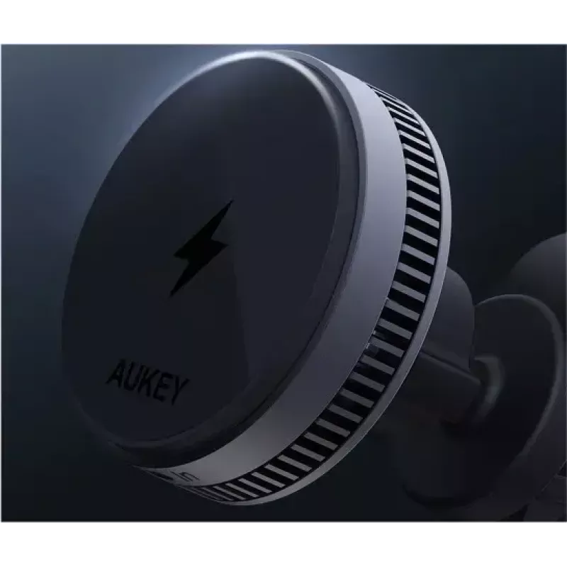 Aukey Mag Fusion Dash Pro HD-MC13A Qi2 15 W supporto auto con caricatore wireless e raffreddamento